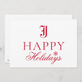 Cartes Pour Fêtes Annuelles Vacances de l'Université d'État de Jacksonville (Devant / Derrière)