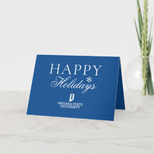 Cartes Pour Fêtes Annuelles Vacances de l'Université d'État de l'Indiana