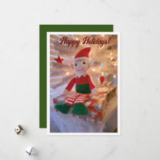 Cartes Pour Fêtes Annuelles Vacances de lutin