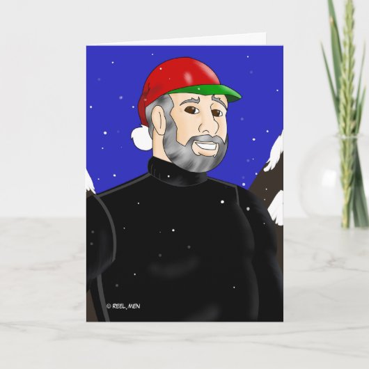 Cartes Pour Fêtes Annuelles Vacances de montagnard (Devant)