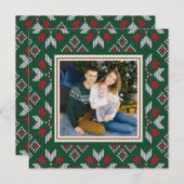 Cartes Pour Fêtes Annuelles Vacances de Noël affreuses (Devant / Derrière)