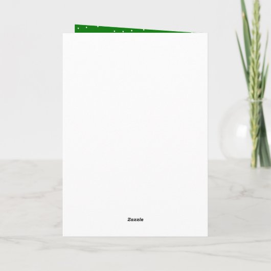 Cartes Pour Fêtes Annuelles Vacances de paix | AJOUTER VOTRE PHOTO FAMILIALE (Dos)