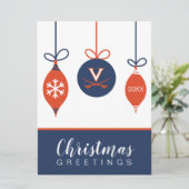 Cartes Pour Fêtes Annuelles Vacances des cavaliers | de la Virginie (Debout devant)