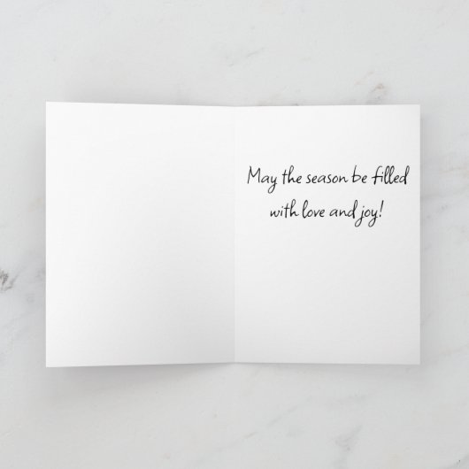 Cartes Pour Fêtes Annuelles Vacances d'hiver (Intérieur)