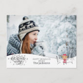 Cartes Pour Fêtes Annuelles Vacances d'hiver Chocolat chaud temps couvert (Devant)