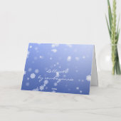 Cartes Pour Fêtes Annuelles Vacances d'or blanches de Noël de griffonnage (Dos)