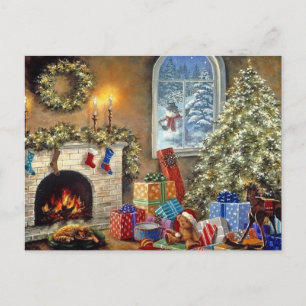 Cartes Pour Fêtes Annuelles Vacances douillettes