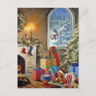 Cartes Pour Fêtes Annuelles Vacances douillettes