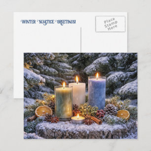 Cartes Pour Fêtes Annuelles Vacances du solstice d'hiver Yule