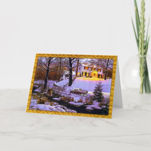 CARTES POUR FÊTES ANNUELLES VACANCES EN CADILLAC (Devant)