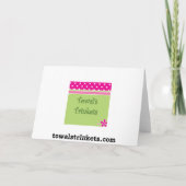 Cartes Pour Fêtes Annuelles Vacances gluantes (Dos)