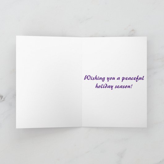 Cartes Pour Fêtes Annuelles Vacances Golden Retriever paisible (Intérieur)