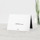Cartes Pour Fêtes Annuelles Vacances gothiques - Joyeux Noël (Dos)