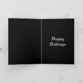 Cartes Pour Fêtes Annuelles Vacances gothiques : Pourpre de cercueil de gui (Intérieur)