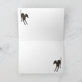 Cartes Pour Fêtes Annuelles Vacances Greyhound italienne (Intérieur)