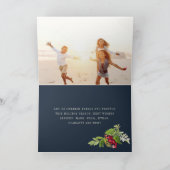 CARTES POUR FÊTES ANNUELLES VACANCES HEUREUSES (Intérieur)