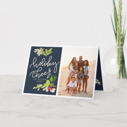 CARTES POUR FÊTES ANNUELLES VACANCES HEUREUSES (Devant)