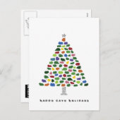 Cartes Pour Fêtes Annuelles Vacances heureuses de Cavy (Devant / Derrière)