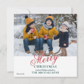 Cartes Pour Fêtes Annuelles Vacances Joyeuses - Joyeux (Dos)