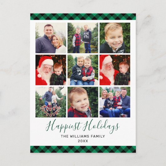 Cartes Pour Fêtes Annuelles Vacances les plus agréables Collage photo de Buffl (Devant)