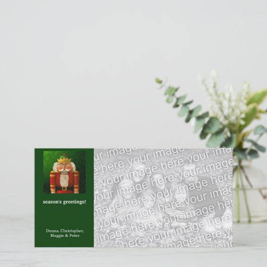 Cartes Pour Fêtes Annuelles Vacances Nutcracker (Debout devant)