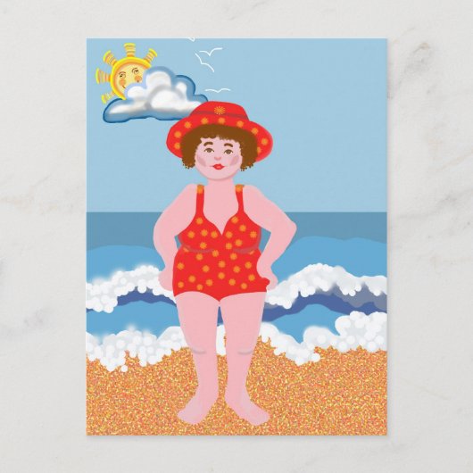 Cartes Pour Fêtes Annuelles Vacances plage (Devant)