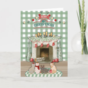 Cartes Pour Fêtes Annuelles Vacances Prrrr-fectement Merveilleuses