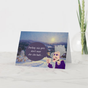 Cartes Pour Fêtes Annuelles Vacances sages #3 de salutation (2015) de dame