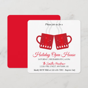 Cartes Pour Fêtes Annuelles Vacances, thé salé, magie de Noël