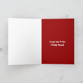 Cartes Pour Fêtes Annuelles Vache (Intérieur)