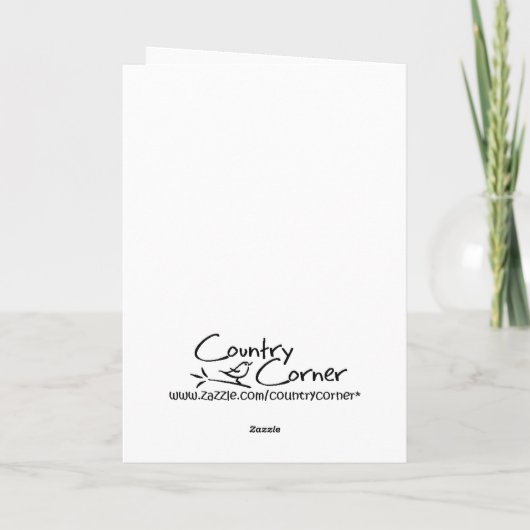 Cartes Pour Fêtes Annuelles Vache avec Antlers de rennes (Dos)