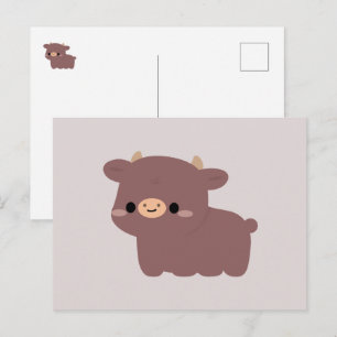 Cartes Pour Fêtes Annuelles Vache de Dexter