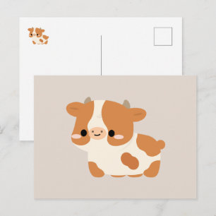 Cartes Pour Fêtes Annuelles Vache de Guernesey