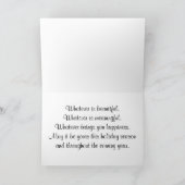 Cartes Pour Fêtes Annuelles Vaches et grange à neige (Intérieur)