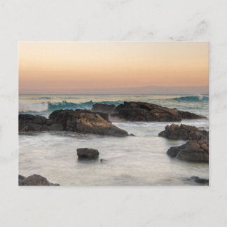 Cartes Pour Fêtes Annuelles Vagues du lever de soleil Waikoloa à Hawaii