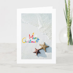 CARTES POUR FÊTES ANNUELLES VAGUES/RESTAURANTS DE POISSONS À CHRISTMAS AC MILE