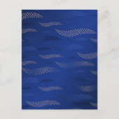 Cartes Pour Fêtes Annuelles Vagues Tigre (motif stylisé) 2 (Devant)