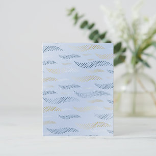 Cartes Pour Fêtes Annuelles Vagues Tigre (motif stylisé) 4