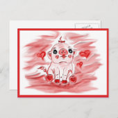 Cartes Pour Fêtes Annuelles valentin (Devant / Derrière)