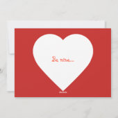 Cartes Pour Fêtes Annuelles Valentin à la plage (Dos)