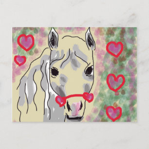 Cartes Pour Fêtes Annuelles Valentin de cheval