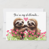 Cartes Pour Fêtes Annuelles Valentin personnalisé "Tu es mon compagnon de pare (Devant)