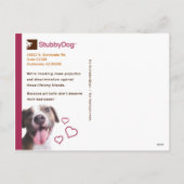 Cartes Pour Fêtes Annuelles Valentin StubbyDog #3 (Dos)