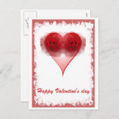 Cartes Pour Fêtes Annuelles Valentine (Devant / Derrière)