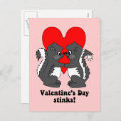 Cartes Pour Fêtes Annuelles Valentine (Devant / Derrière)