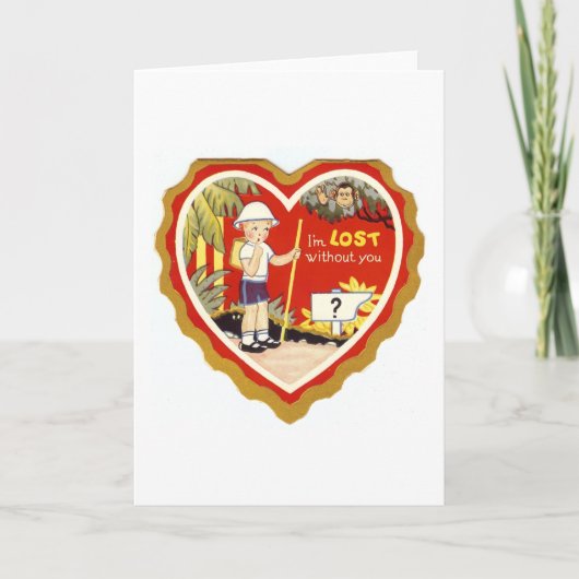 Cartes Pour Fêtes Annuelles Valentine a perdu (Devant)