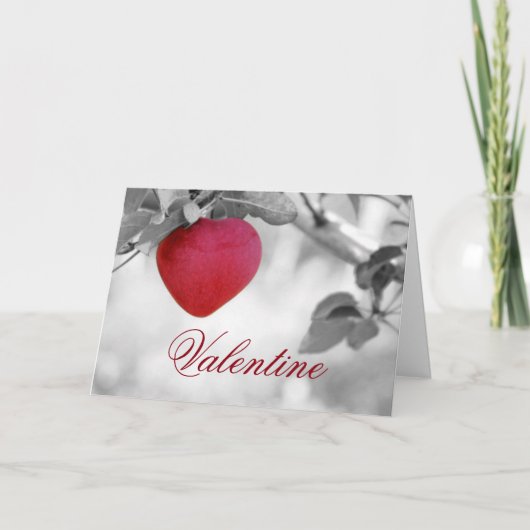 Cartes Pour Fêtes Annuelles Valentine Apple (Devant)