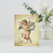 Cartes Pour Fêtes Annuelles Valentine Cherub (Debout devant)