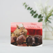 Cartes Pour Fêtes Annuelles Valentine Chipmunk (Debout devant)