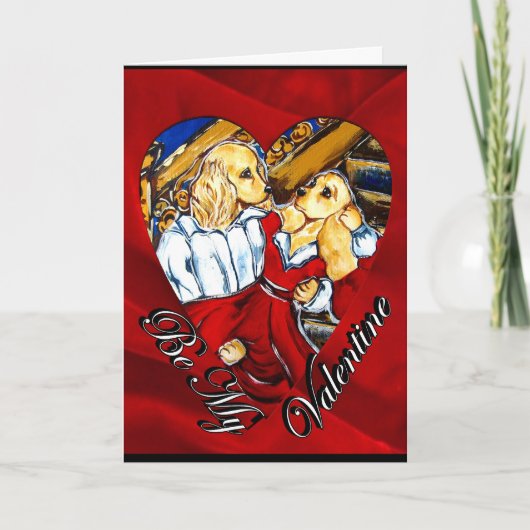 Cartes Pour Fêtes Annuelles Valentine Cocker Spaniel (Devant)